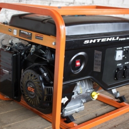 Бензиновый генератор Shtenli 7000 Pro (6.5 кВт, 3 розетки 220 В, 8 и 12 А)
